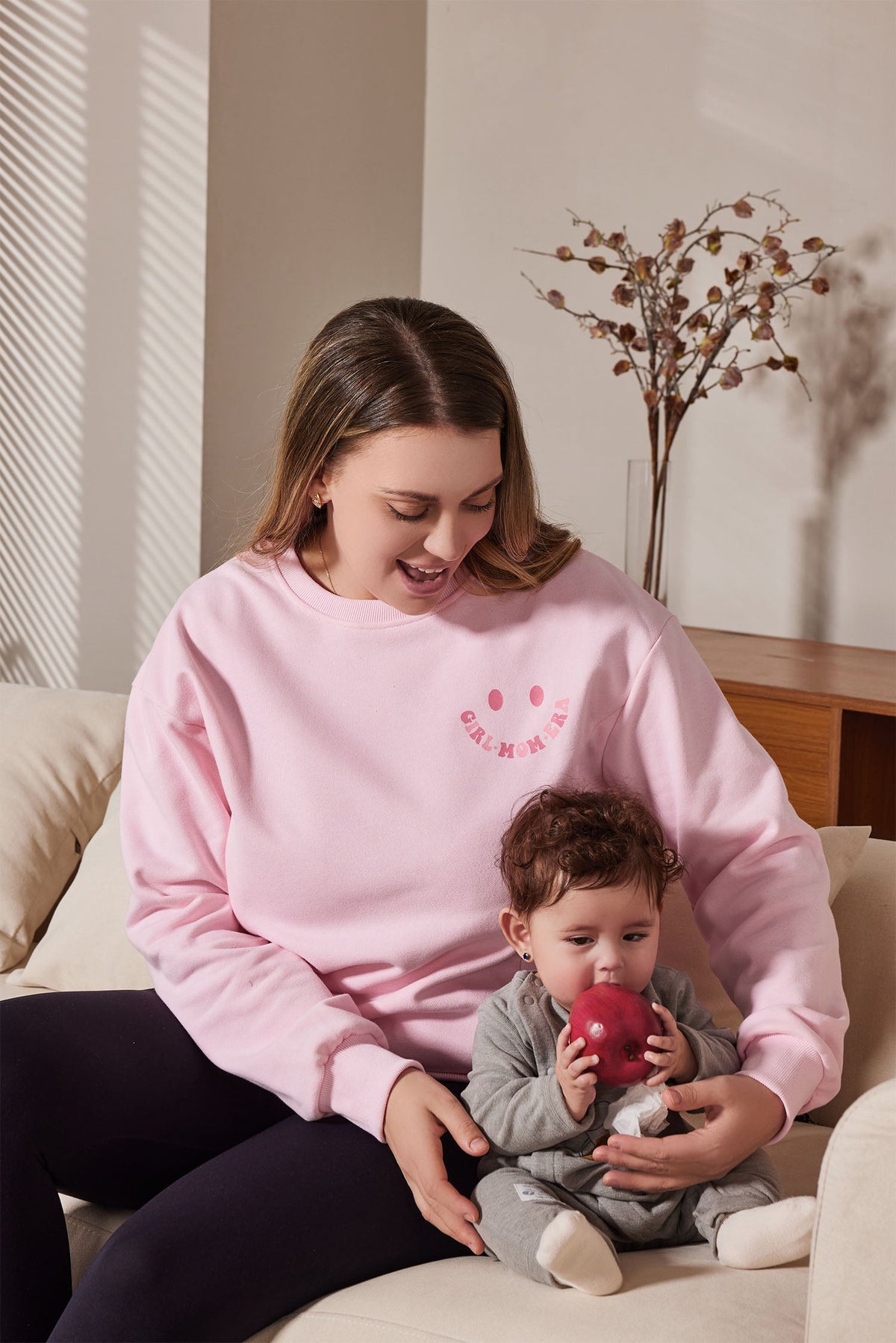 In My Girl Mom Era Feeding-Friendly Sweatshirt