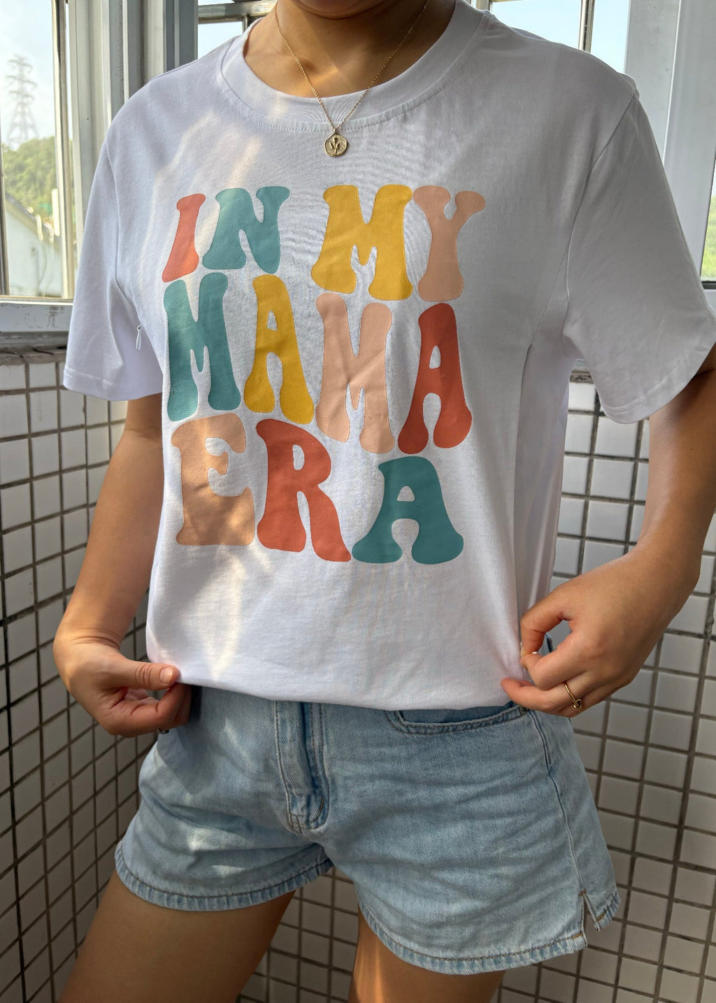 In My Mama Era Funny Feeding-Friendly T-Shirt