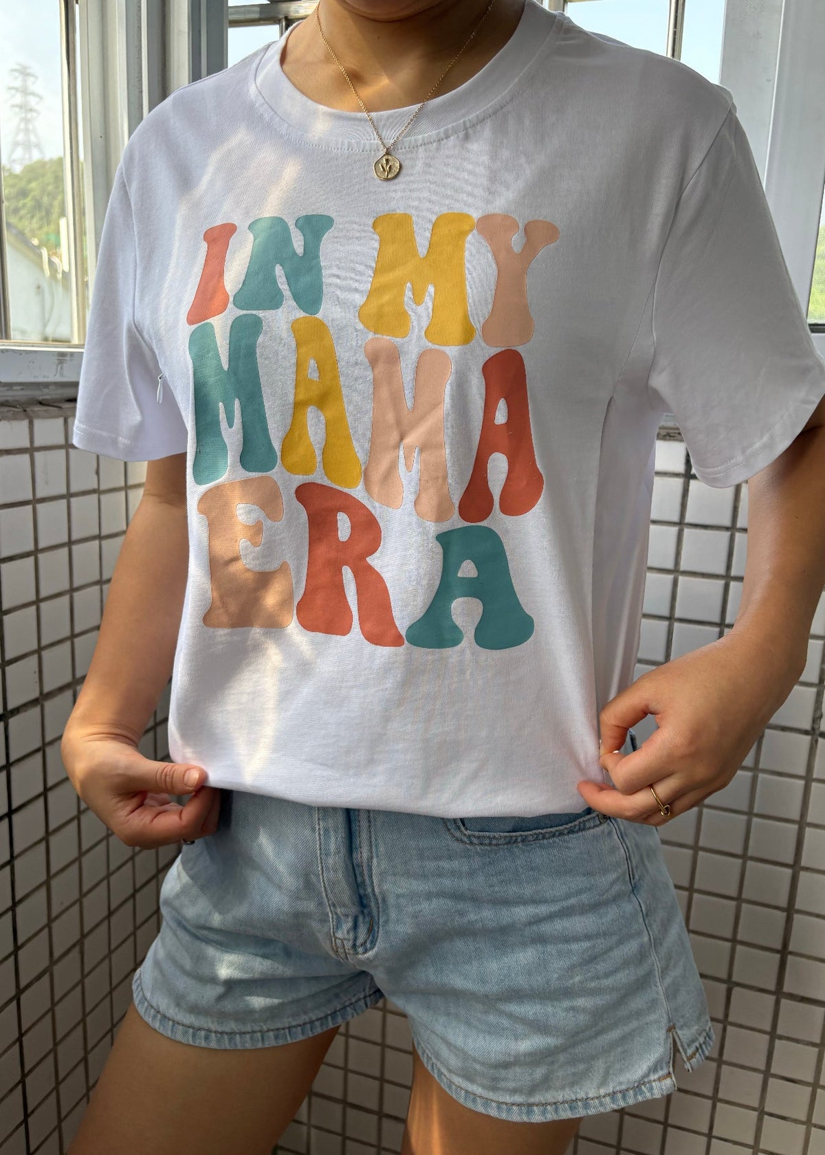 In My Mama Era Funny Feeding-Friendly T-Shirt