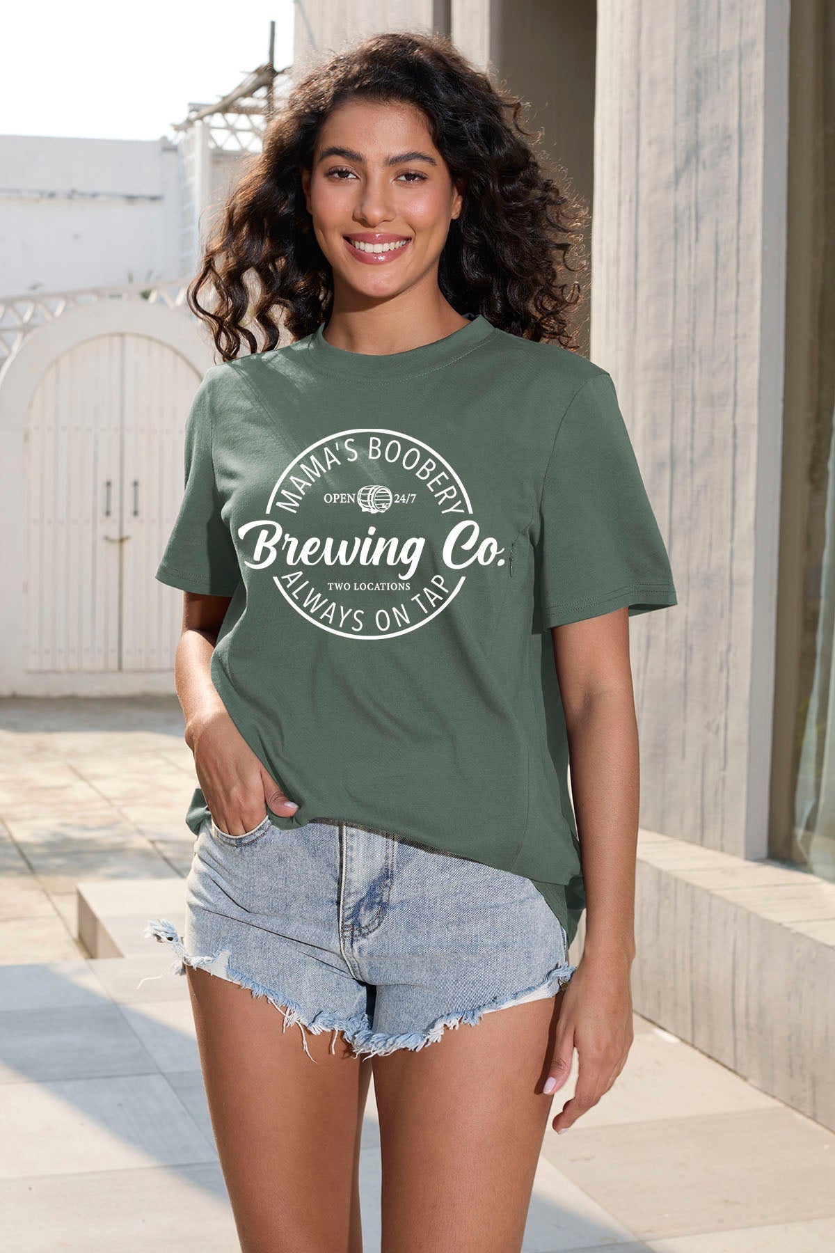 Mama's Boobery Feeding-Friendly T-Shirt