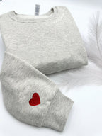 Oversized Mama Embroidered Feeding-Friendly Sweatshirt