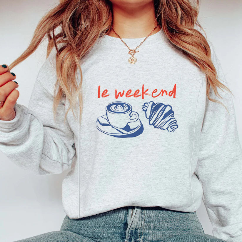 Weekend Feeding-Friendly Sweatshirt