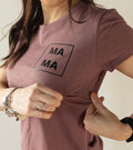 Mama Crew Neck Feeding-Friendly T-shirt - Giftifymama