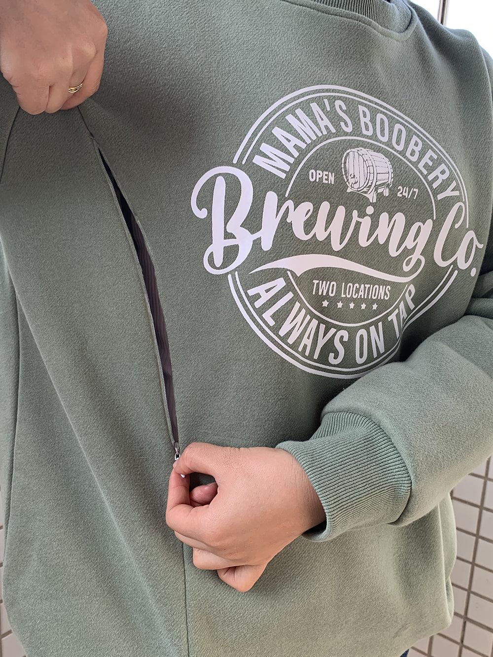 Mama's Boobery Feeding-Friendly Sweatshirt - Giftifymama