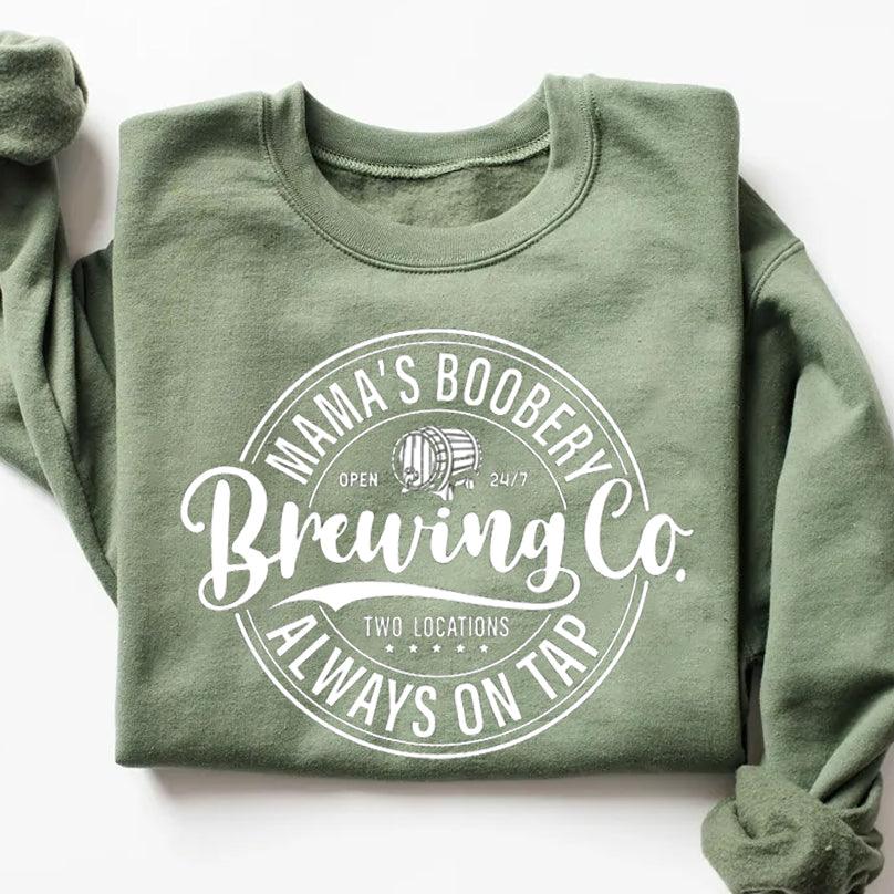 Mama's Boobery Feeding-Friendly Sweatshirt - Giftifymama