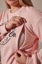 Funny Feeding-Friendly Crewneck Sweatshirt