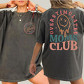 Cute Overstimulated Moms Club Feeding-Friendly T-Shirt