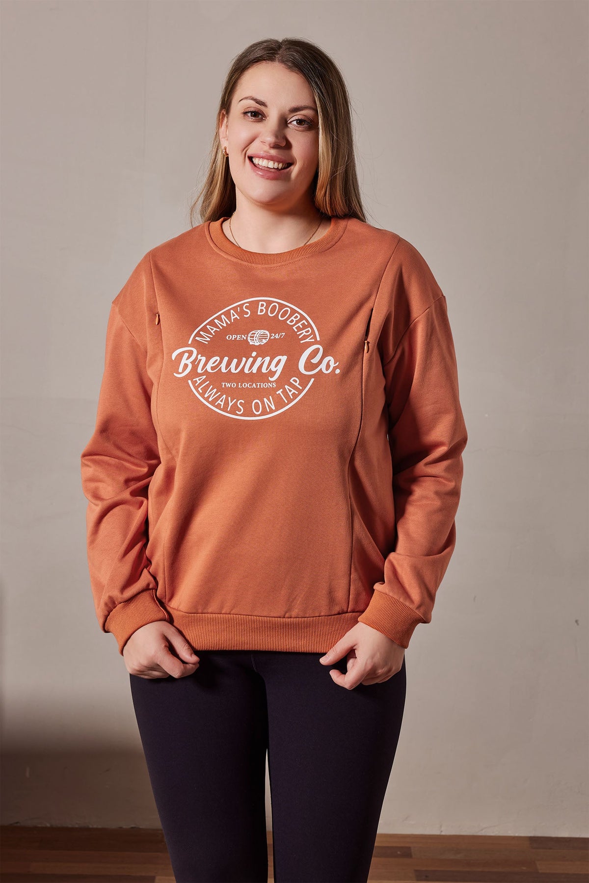 Funny Feeding-Friendly Crewneck Sweatshirt