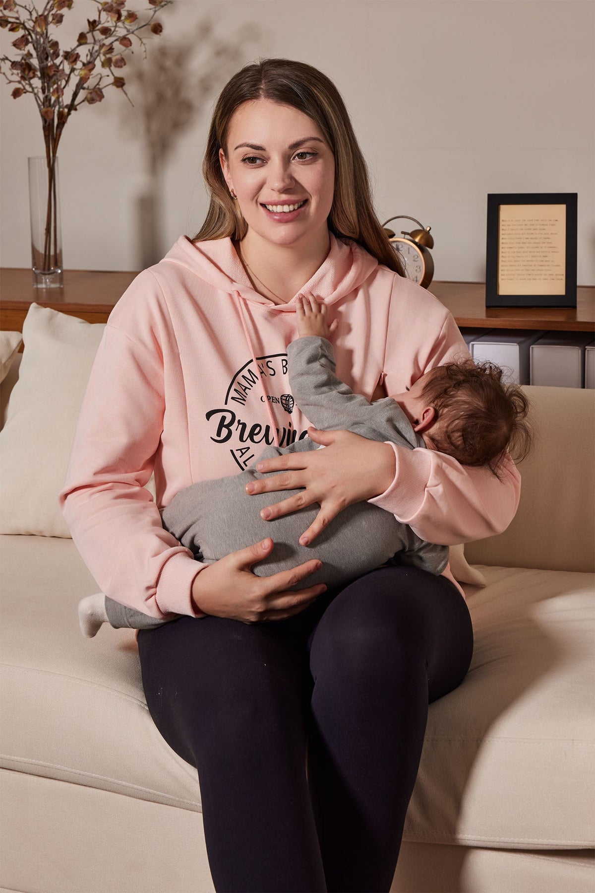 Mama's Boobery Feeding-Friendly Hoodie