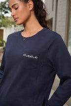 Pocket Mama Long Sleeve Feeding-Friendly Tee