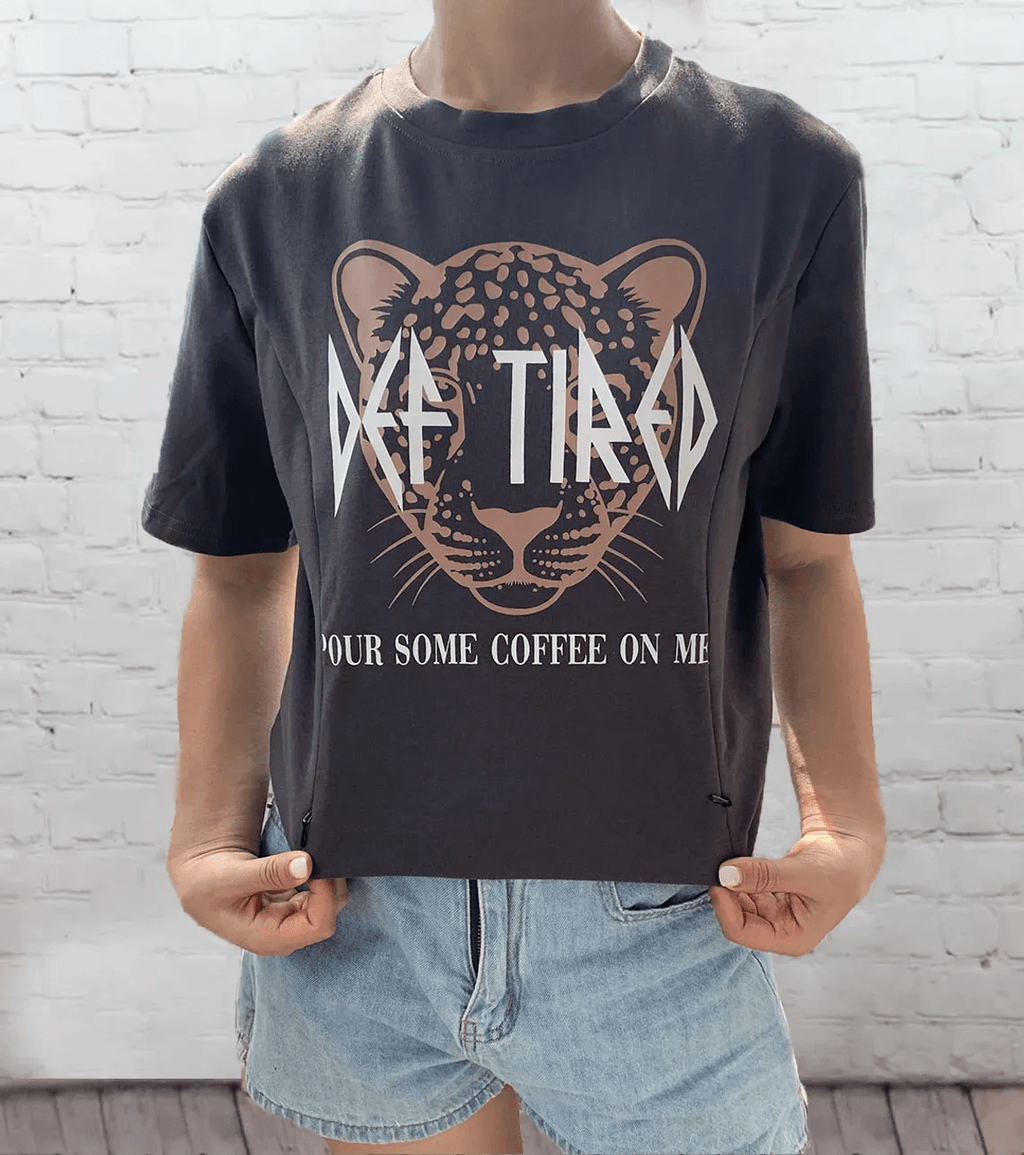 Pour Some Coffee On Me Feeding-Friendly T-shirt - Giftifymama