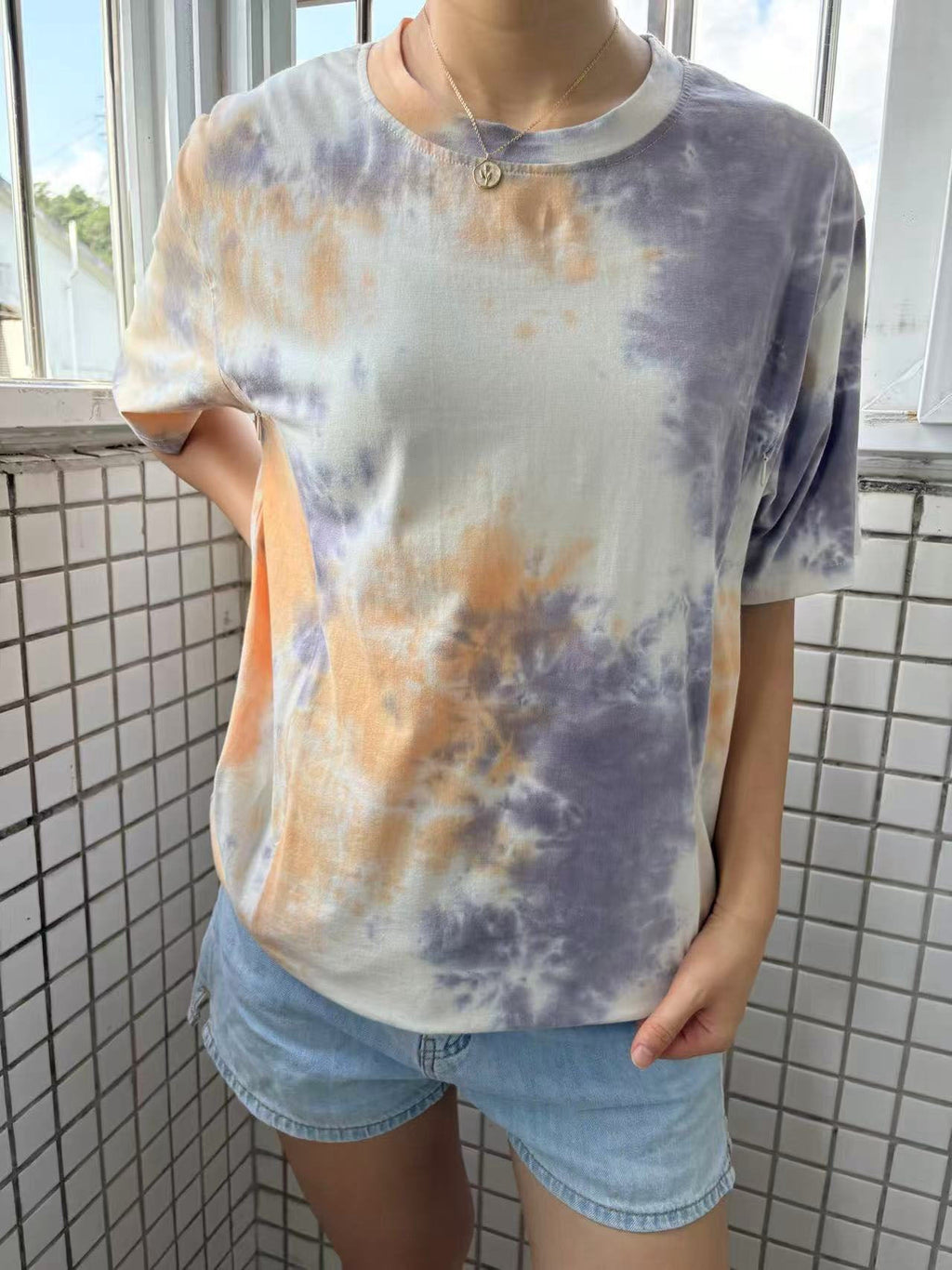 Women's Tie-Dye Feeding-Friendly Tee